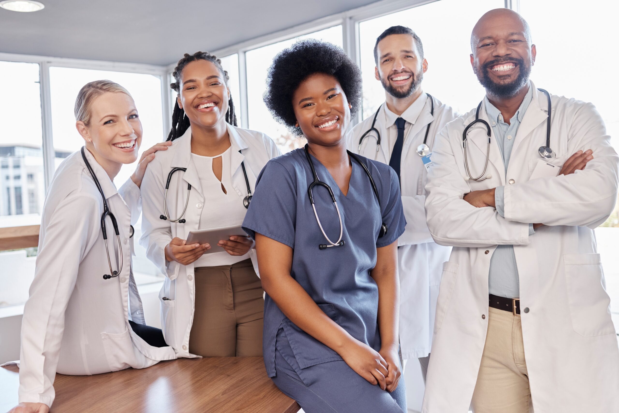 Diverse group of healthcare professionals in a clinical setting, representing nursing teams supported by on-site OSHA respirator testing, PFTs, and CMS F880 compliance solutions. Diverse group of healthcare professionals in a clinical setting, representing nursing teams supported by on-site OSHA respirator testing, PFTs, and CMS F880 compliance solutions.</p>
<p>